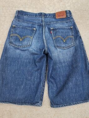 Levi's Y2K Men's Blue Denim 579 Baggy Jorts, Jean Shorts Sz Waist 34